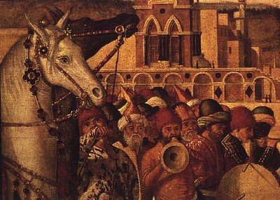Triomphe de Saint-Georges, 1501-07 (détail) - Vittore Carpaccio